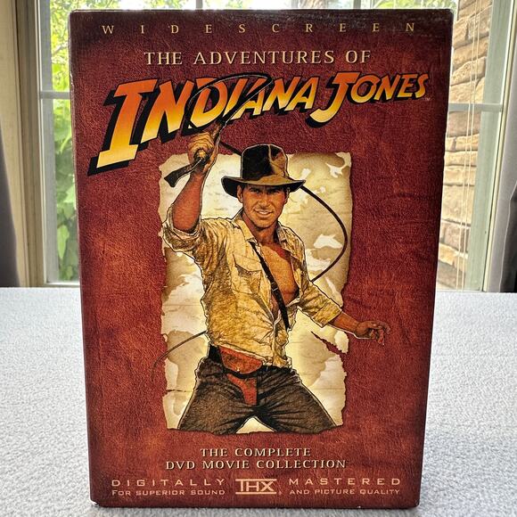 The Adventures of Indiana Jones: The Complete DVD Movie Collection: 4 Disc set - Picture 1 of 9